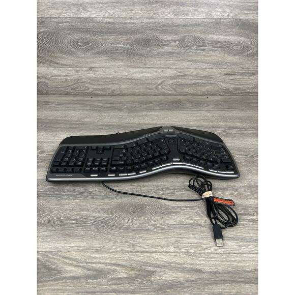 Microsoft Natural Ergonomic 4000 (B2M-00012) Wired Keyboard - Picture 4 of 7